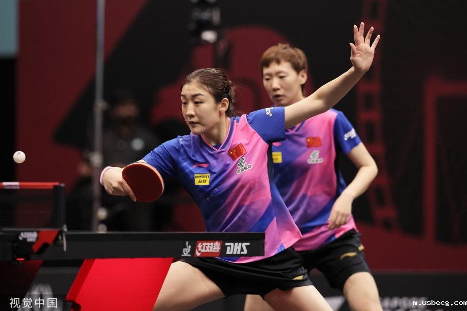 [图]WTT新加坡大满贯赛-陈梦/王曼昱晋级女双决赛